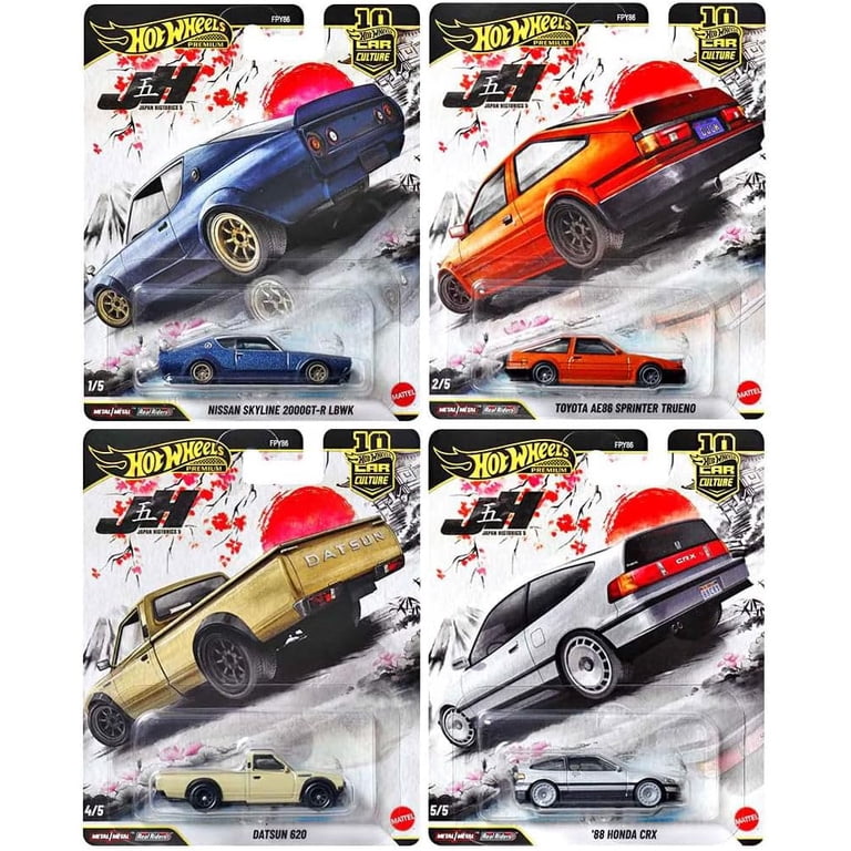 Hot Wheels, Japanese Car Collectibles, Japan Historics 5 Premium