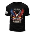 thumbnail image 5 of 250 Anniversary USA Shirt Mens Flag Tshirt 250th America Anniversary Tee 250 Years Patriotic Tops, 5 of 6