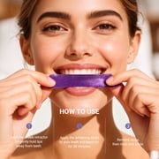 CEELIKE Teeth Whitening Strips (7 Treatments/14 Strips) - Peroxide-Free Whitening Kit with Hydroxyapatite, Enamel Safe + Cheek Retractor, Easy 3-Step at-Home Teeth Whitening for Deep Stain Removal
