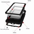 thumbnail image 2 of Dteck For iPhone 17 Pro Case Heavy Duty Rugged Military Grade Aluminum Metal Full Body Shockproof Dustproof Protective Cover with Built-in Tempered Glass Screen Protector, Green, 2 of 7