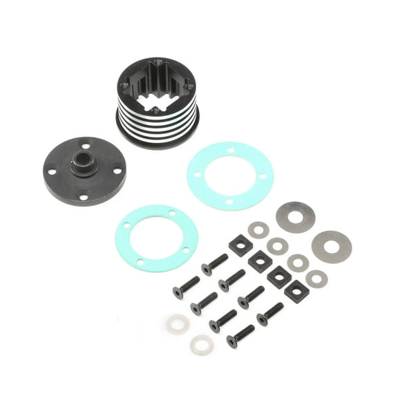 Losi Diff Housing Set Aluminum 1 DBXL-E LOS252066 Elec Car/Truck Replacement Parts