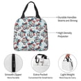 thumbnail image 4 of Salouo Disco Ball Cherry With Bow for Unisex Lunch Bag Leakproof Lunch Tote Large Capacity Reusable Insulated Lunch Box Cooler Lunch Container for Work/Office/Picnic/Travel-Black, 4 of 8