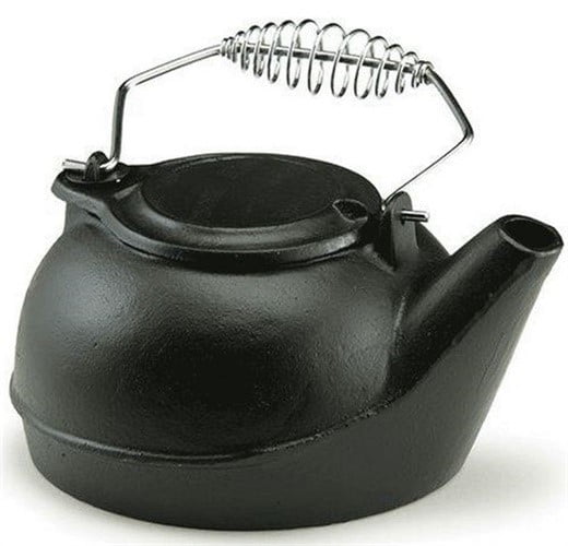 Us Stove 3 Quart Black Solid Cast Iron Tea Kettle Walmart Com Walmart Com