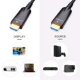 thumbnail image 2 of Cable HDMI DTech de fibra óptica 4K 30 Hz 1080p 60 Hz 75 pies negro, 2 of 7