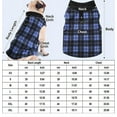 thumbnail image 3 of 2025 Clearance, Dog Sweater Soft Fleece With Leash Ring Plaid Warm Winter Pet Clothes Dog Pullover Jacket for Dogs Cats Winter Chihuahua Pet Indoor Outdoor Use, 3 of 3