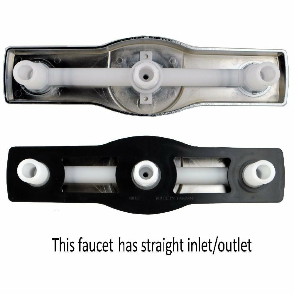 Ultra Faucets Plastic Chrome 8 in Tub and Shower Faucet