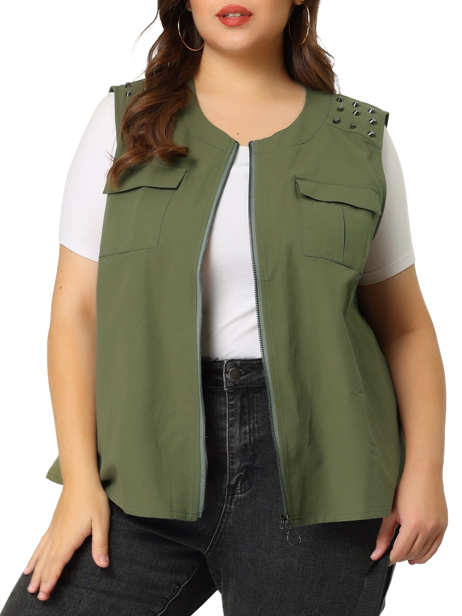 Lightweight Sleeveless Utility Jacket 