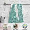 thumbnail image 5 of Mermaid Streaming Hair Hand Towels, Green Kitchen Towel Ultra Soft and Absorbent,Decorative Fingertip Face Towel for Bathroom Hotel, 2 PCS, 28.3"x 14.4", 5 of 5
