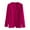 Hot Pink, variant on Makaor Knit Jacket for Women Coat Solid Color Plus Size Button Long Sleeve Outerwear Winter Warm Tops Clothes Red 4XL