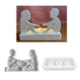 thumbnail image 2 of YIEMEEN 2x/Set DIY Candlesticks Silicone Molds Couple Candle Holder Epoxy Resins Moulds, 2 of 8