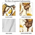 thumbnail image 4 of luoweisi Men's Beach Shorts Quick Dry Swim Trunks with Mesh Lining Thanksgiving Corn M, 4 of 5