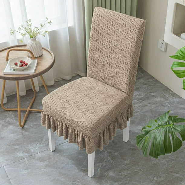 Short Skirt Home Chair Covers Cushion Backrest One Dining Chair Covers Universals Stool Covers Seat Covers Stretch Dining Table Chair Covers Cover Cover