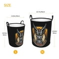 thumbnail image 5 of XMXT Collapsible Laundry Basket, Egyptian Anubis Head Waterproof Laundry Hampers Storage Baskets Dirty Clothes Hamper, 62L, 5 of 8
