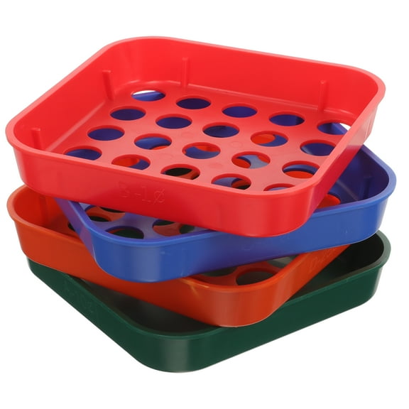 Voiceine 4pcs Sorter Tray Plastic Sorting Trays Reusable Sorter Sorting Tool