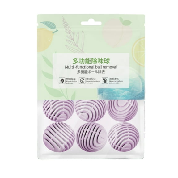 Sneaker Balls, 6pcs Boot Deodorizer Shoe Smell Eliminator, Shoe Deodorizer Set, ECO Friendly Efficient Foot Odor Eliminator For Shoes For Shoe Cabinets, Wardrobe