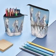 thumbnail image 4 of Kdxio Telescopic Pencil Bag Pen Holder Stationery Case,Stand-up Retractable Transformer Bag Organizer for Christmas Holiday(Horses Running Through The Water), 4 of 6