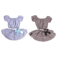 thumbnail image 1 of 2pcs 18Inch Plaid Suit Up Accesorio de ropa Macarena Trajes de muñecas americanas, 1 of 8