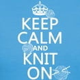 thumbnail image 3 of CafePress - Keep Calm And Knit On T Shirt - Women's Traditional Fit Dark T-Shirt, 3 of 4