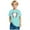 Light Blue, variant on Piuwrlz Summer Short T Shirt Sleeve Kid Girl Boy White T-Shirt Cotton Crew Neck Shirt Top White Size 3 Years