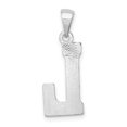 thumbnail image 4 of Collier Monogramme Initiale Lettre L en Argent Sterling 925 Pendentif Charme, 4 of 8