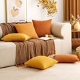 thumbnail image 4 of Fundas de almohada decorativas de pana granulada, fundas de cojín oblongas suaves y sólidas para sofá, dormitorio, 12 x 20 pulgadas, 4 of 4