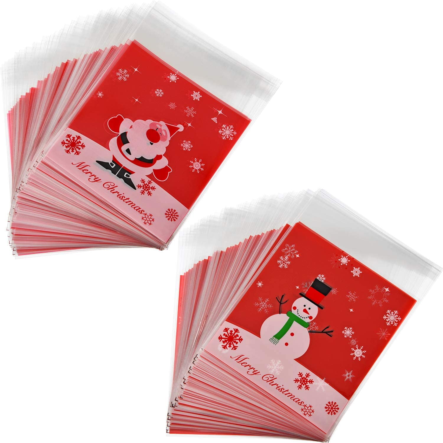 christmas cellophane sweet bolsas