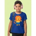 thumbnail image 2 of Lion Wearing Pants T-Shirt Juniors -Image by Shutterstock,  x-Large, 2 of 4