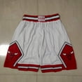thumbnail image 1 of Pantalons de Basketball Sun Lakers 76ers Heat Raptors Magic Pocket Shorts Brodés Denses Rétro Pantalons de Basketball, 1 of 4