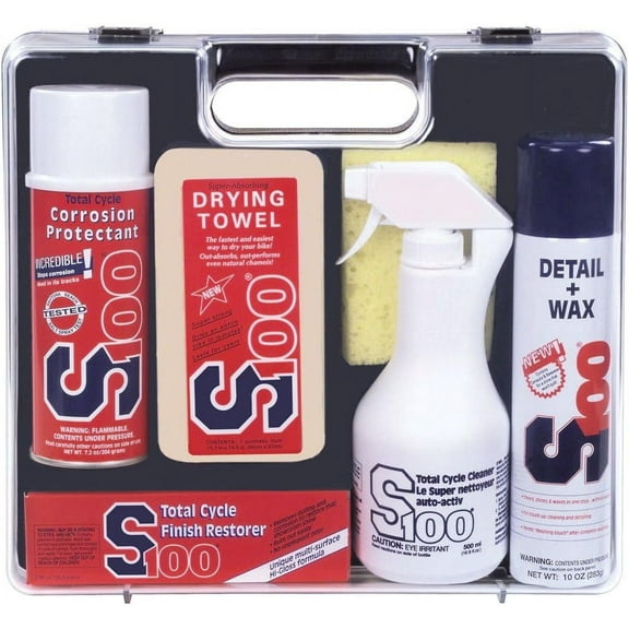 S100 12000C Motorcycle Detailing Kit - 37.66 oz.