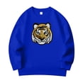 thumbnail image 4 of VNKIDY Boys Sweatshirts Kids Sequin Cartoon Graphic Pullover Long Sleeve Crewneck Loose Fit Athletic Top For Casual Daily Outdoor Activities Cozy Top Blue 6-7 Years, 4 of 4