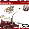 thumbnail image 1 of American Shifter  4L80E Shifter Kit Chrome 12 in. E Brake Cable Clamp Trim Kit for F1007, 1 of 1