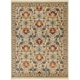thumbnail image 2 of Unique Loom Diplomat District Rug Ivory/Beige 9' x 12' Rectangle Border Farmhouse Perfect For Living Room Bed Room Dining Room Office, 2 of 6