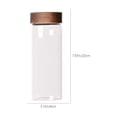 thumbnail image 3 of Dvkptbk Storage Canister Transparent Glass Storage Canisters Multiple Specifications Miscellaneous Food Tea Sealing Jar Lid Straight Body Storage Tea Canisters Kitchen Utensils & Gadgets, 3 of 7