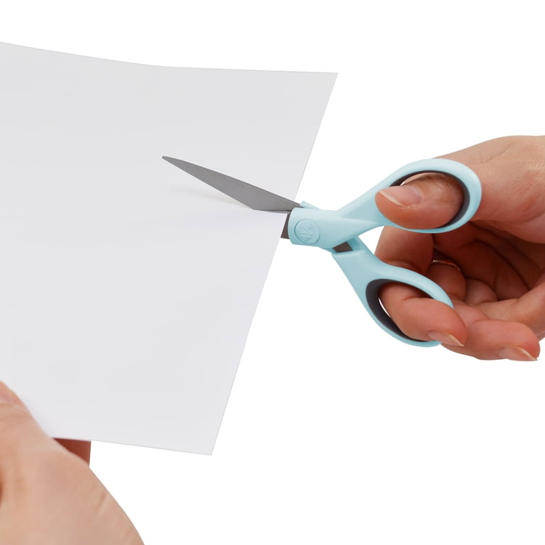 Westcott 5" Titanium Micro-Tip Scissors, Light Blue photo 7