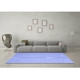 thumbnail image 3 of Ahgly Company Indoor Round Abstract Blue Contemporary Area Rugs, 7' Round, 3 of 4