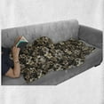 thumbnail image 6 of Flower Soft Flannel Fleece Throw Blanket, Classic Victorian Style Old Fashioned Bouquets Lily Exotic Leaf Plants Print, Cozy Plush for Indoor and Outdoor Use, 50" x 60", Sepia Black Tan, by Ambesonne, 6 of 6