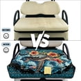 thumbnail image 5 of Pzuqiu Sea Turtle Tropical Flowers Golf Cart Seat Cover Portable, Quick Install, Suitable for Golf Club, Fit for Yamaha EZGO, 5 of 7
