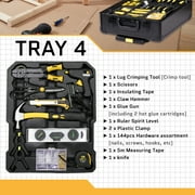 UBesGoo 799 Pcs Tool Set, Household Repair Hand Tool Kit, Mechanics Tool Kit, with Trolley Case, Black