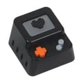 thumbnail image 2 of Teclas de teclado mecánico para juegos de aleación de aluminio, resistentes al polvo, al agua y antideslizantes. Naranja negro, 2 of 9