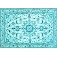 thumbnail image 1 of Ahgly Company Indoor Rectangle Persian Light Blue Traditional Area Rugs, 2' x 4', 1 of 4