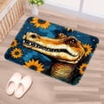 thumbnail image 5 of Sunflower Non-Slip Polyester Door Rug, Machine Washable Door Carpet, Bath Rugs, 5 of 6