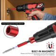 thumbnail image 3 of 10/20Pcs 60mm Magnetic Screwdriver Extension Bit Tips Holder 1/4inch Hex Shank Kit Drill Bit Adapter Sleeve Tools for Nuts, 3 of 5