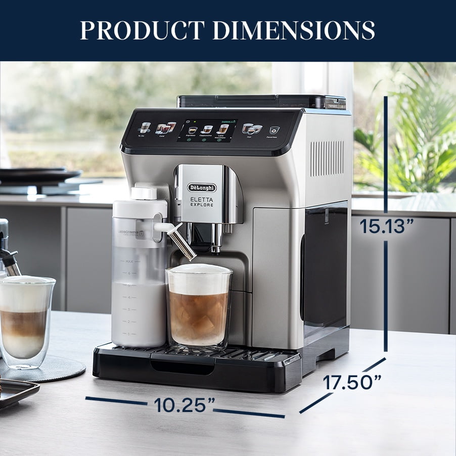 De'Longhi Eletta Explore Fully Automatic Espresso Machine with