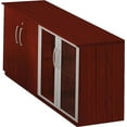 thumbnail image 2 of Safco Low Wall Storage Cabinet With Door Mahogany 29 1/2H x 72W x 20D MVLCLMH, 2 of 2