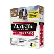 Advecta Ultra Flea Protection for Extra Large Dogs, Fast-Acting Topical Prevention, 4 Count