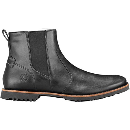 Timberland Men's Chukka Boots, P01, Size US 6.5 Black Black Nubuck