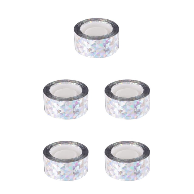 Inteprter Reflective Animal Scare Ribbon Flashing Tree Supply Reflection Garden Hanging Tape Repeller Portable for Courtyard Type2 NO2