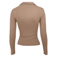 thumbnail image 4 of Womens Tops T-Shirts Long Sleeve Crew Neck Slim Fit Basic Tees, 4 of 8