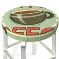 thumbnail image 3 of Fotbe Retro Cover For Coffee Stool Covers Round,Waterproof Round Bar Stool Covers Bar Chair Covers Washable Stool Cushion Slipcover for 12-14 Inch Chair-, 3 of 7
