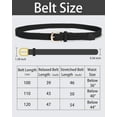 thumbnail image 4 of Maikun Belts for Women Elastic Braided Woven Belts 2pc Black Blue Women Belt for Casual, 4 of 8